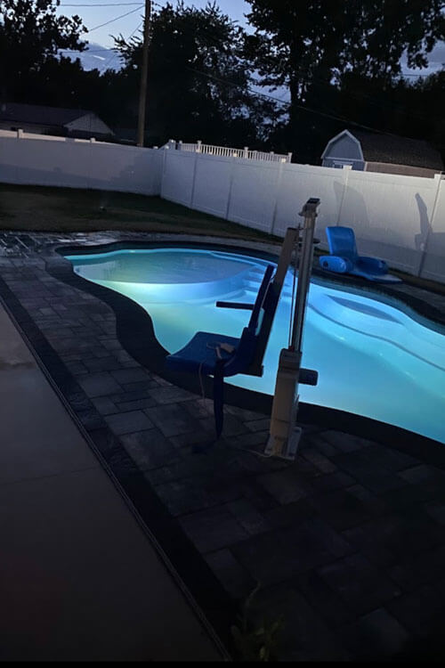 Pool At Night