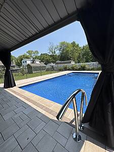 Completed pool in montgomery county pa